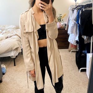 H&M lightweight trench jacket